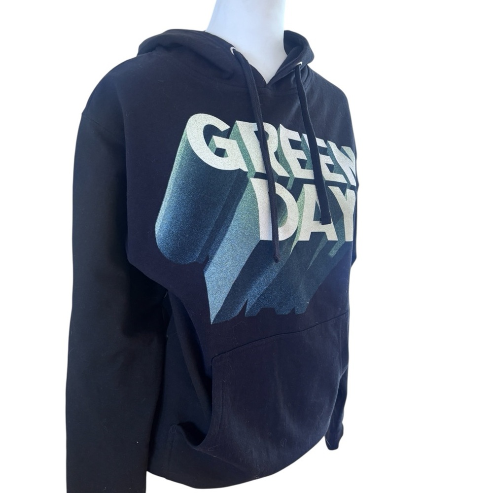 Green Day Hella Mega Tour 2021 Hoodie Size Small Black Band Merch - Picture 3 of 5